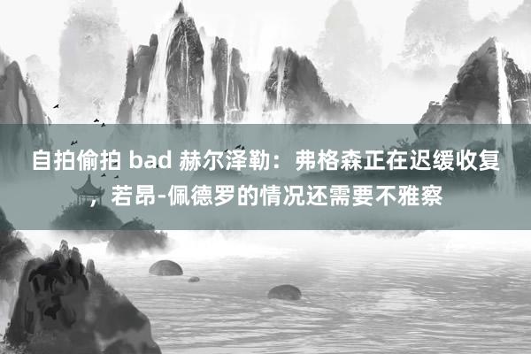 自拍偷拍 bad 赫尔泽勒：弗格森正在迟缓收复，若昂-佩德罗的情况还需要不雅察