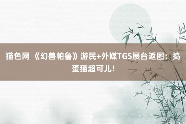 猫色网 《幻兽帕鲁》游民+外媒TGS展台返图：捣蛋猫超可儿!