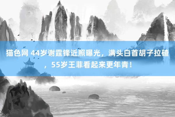 猫色网 44岁谢霆锋近照曝光，满头白首胡子拉碴，55岁王菲看起来更年青！