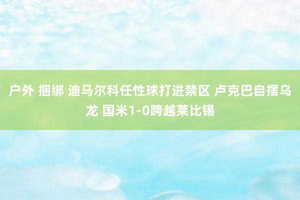 户外 捆绑 迪马尔科任性球打进禁区 卢克巴自摆乌龙 国米1-0跨越莱比锡