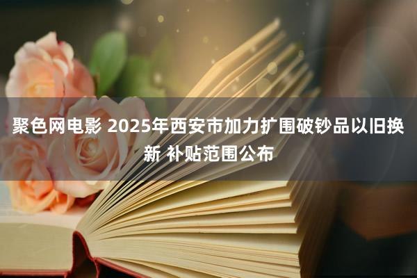 聚色网电影 2025年西安市加力扩围破钞品以旧换新 补贴范围公布